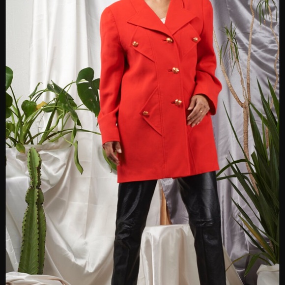 Vintage David Hayes 100% Wool Coat - Picture 4 of 9